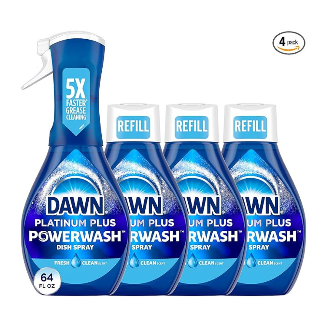 16oz Dawn Platinum Powerwash Dish Soap Spray With 3 Refills