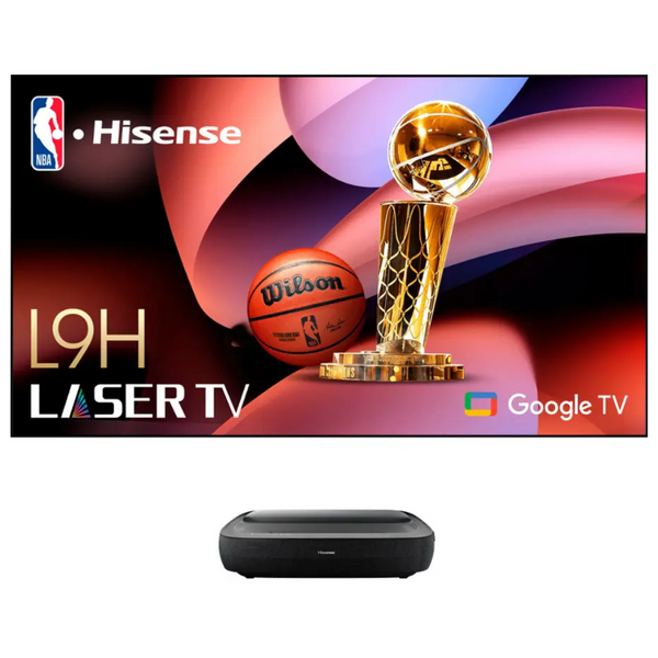 Hisense L9H Trichroma Ultra Short Throw Smart 4K Laser TV Projector With 100" Screen