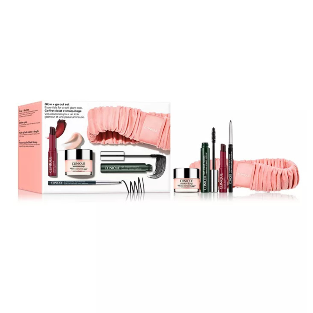 Clinique 5-Pc. Glow + Go Out Skincare And Makeup Set