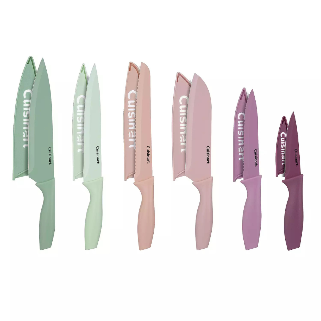 12-Piece Cuisinart Advantage Ceramic-Coated Cutlery Set (9 Color Options)