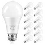 12-Pack Tobusa 100 Watt Equivalent 1400 Lumens LED Bulbs