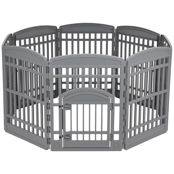 Amazon Basics 8 Panel Octagonal Pet Exercise Dog Playpen