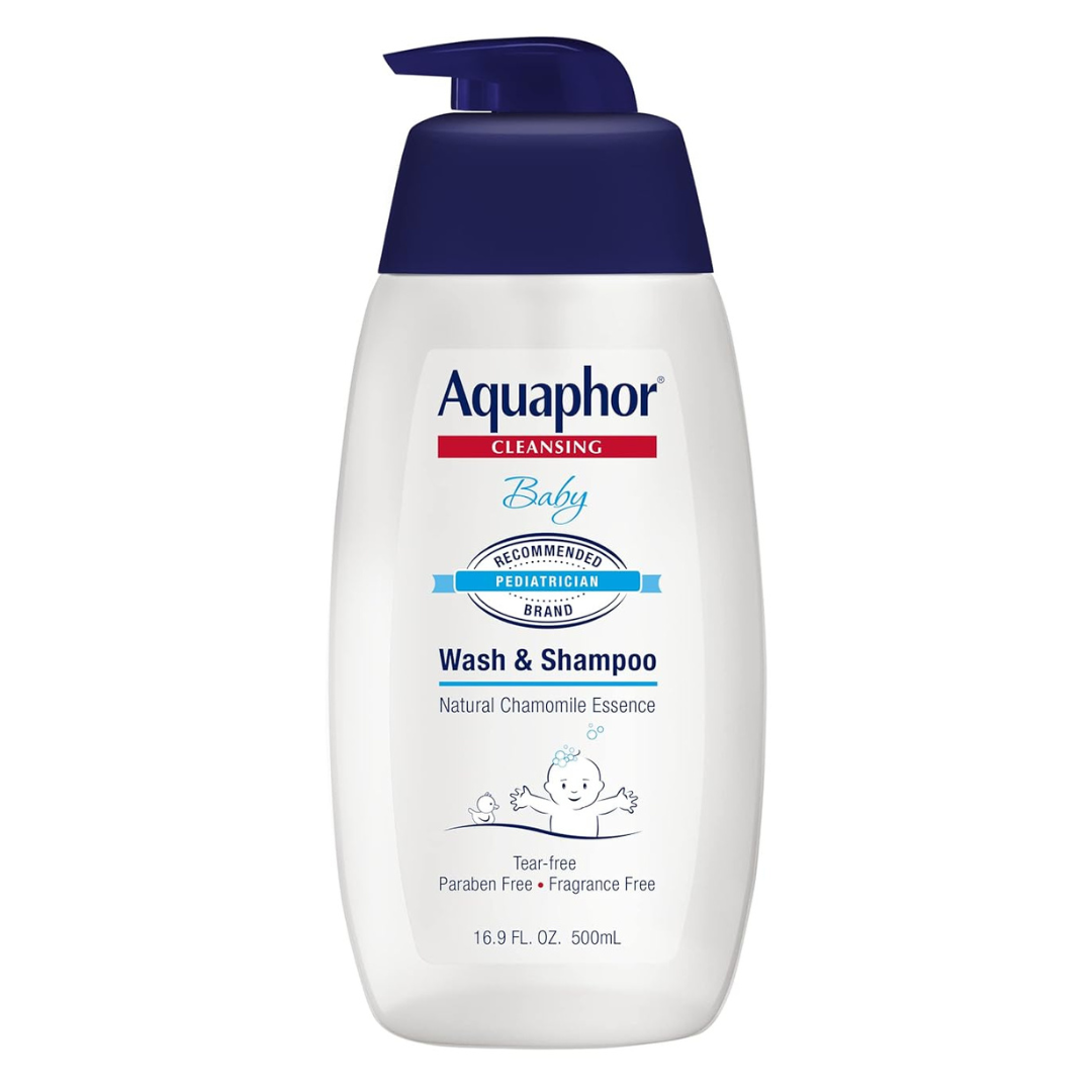 16.9 oz Aquaphor Tear-free 2-in-1 Solution Mild Baby Wash & Shampoo