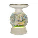 Easter Bunny Shimmer Candle Holder Table Decor