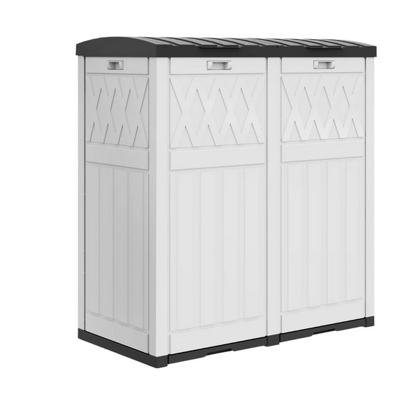 Double Bin 62 Gl. Patio Trash Hideaway