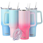 40oz Insulated Reusable Stainless Steel Shiny Tumbler