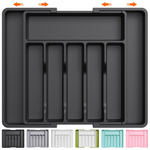 Lifewit Large Silverware Drawer Organizer