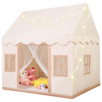 Large Play Tent with Mat, Star Light & Windows (47" x 40" x 52")