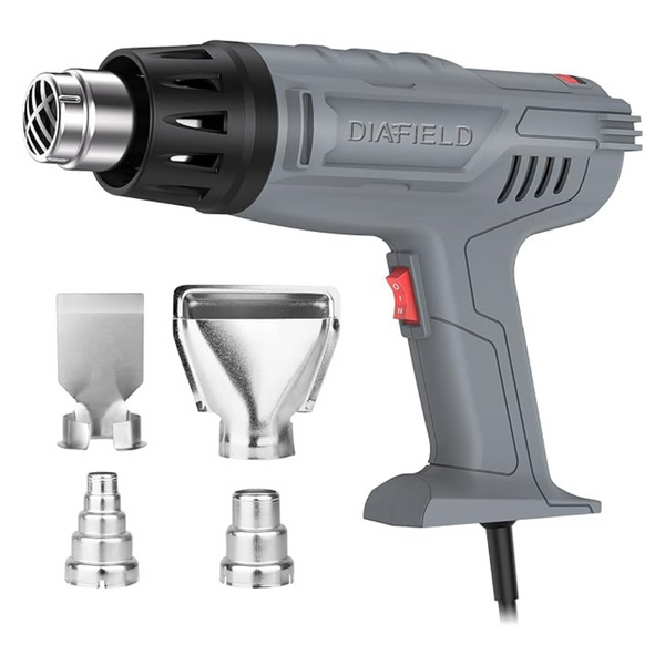 DIAFIELD 1850W 10 Variable Temperature Settings Hot Air Gun