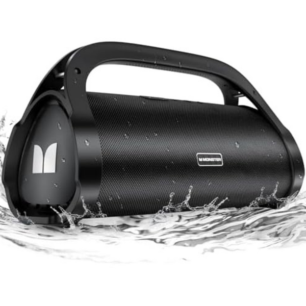 Monster Adventurer Max Boombox Bluetooth Speaker w/ Double Subwoofer
