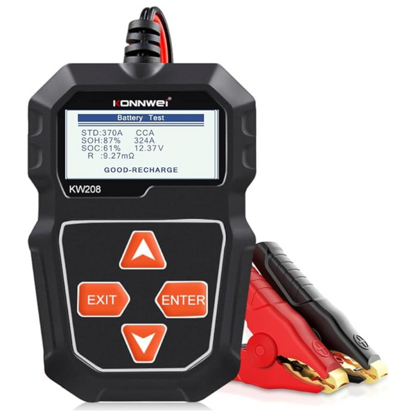Konnwei KW208 12V 100-2000 CCA Load Car Battery Tester