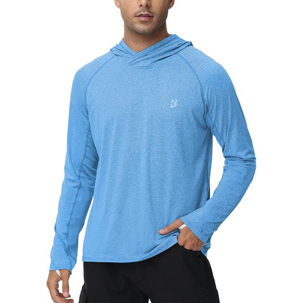 Roadbox Men's UPF 50+ Long Sleeve UV Hoodie (Various Colors)