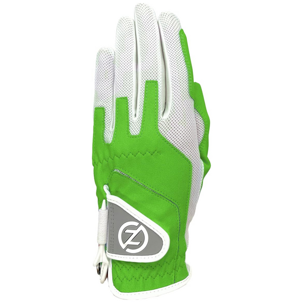 Zero Friction Women's Synthetic Golf Gloves (One Size, Lime Green)