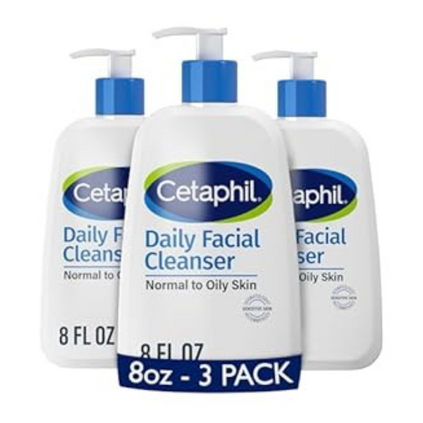 3-Pack 8-Oz Cetaphil Face Wash