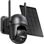 Sehmua Wireless Wi-Fi 2K 360 deg. View Solar Security Cameras