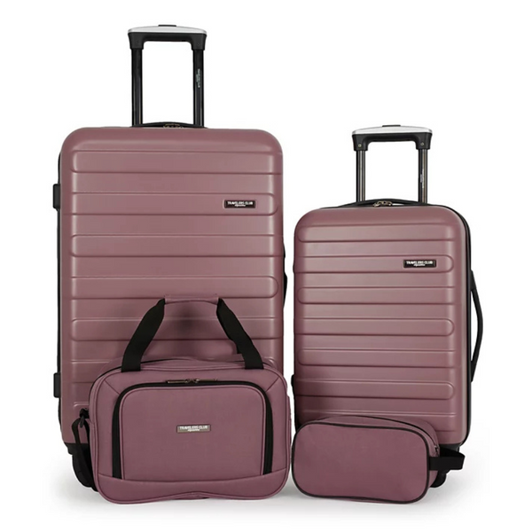 4-Piece Travelers Club Austin Hardside Luggage Set (Various)