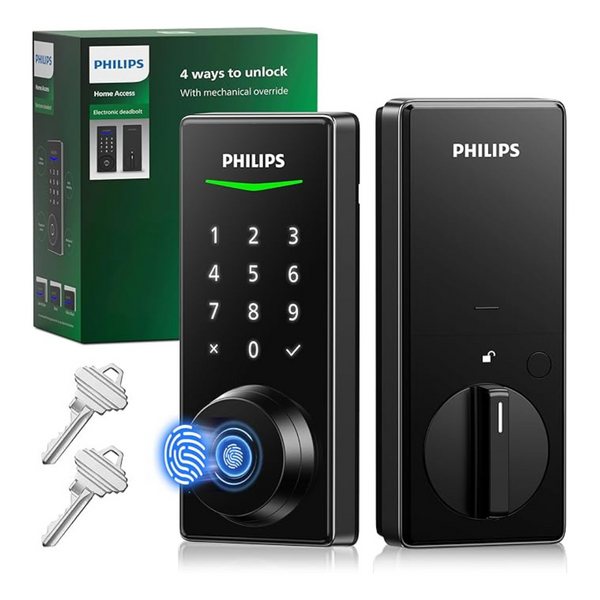 Philips Keyless Entry Door Fingerprint Door Lock With Code