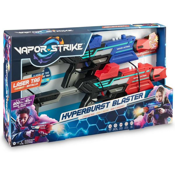 Set Of 2 Vapor Strike Laser Tag Hyperburst Blasters