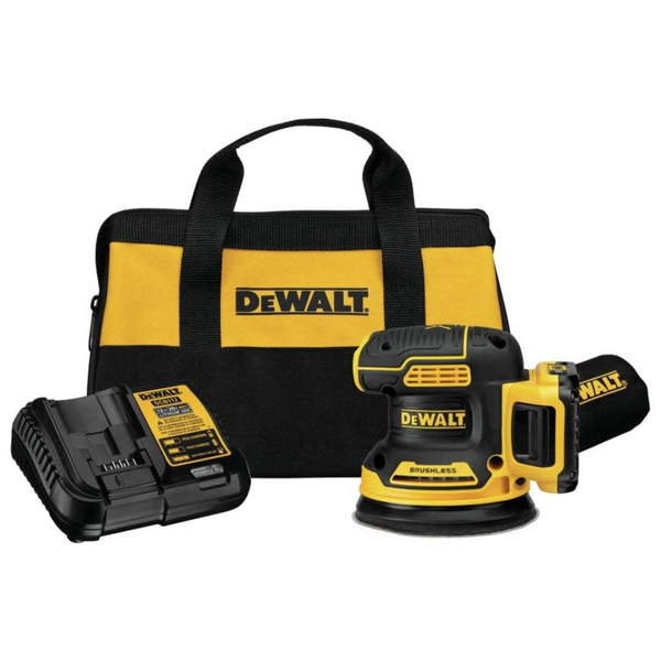 Dewalt 20V Brushless Cordless Random Orbital Sander W/ Battery & Charger