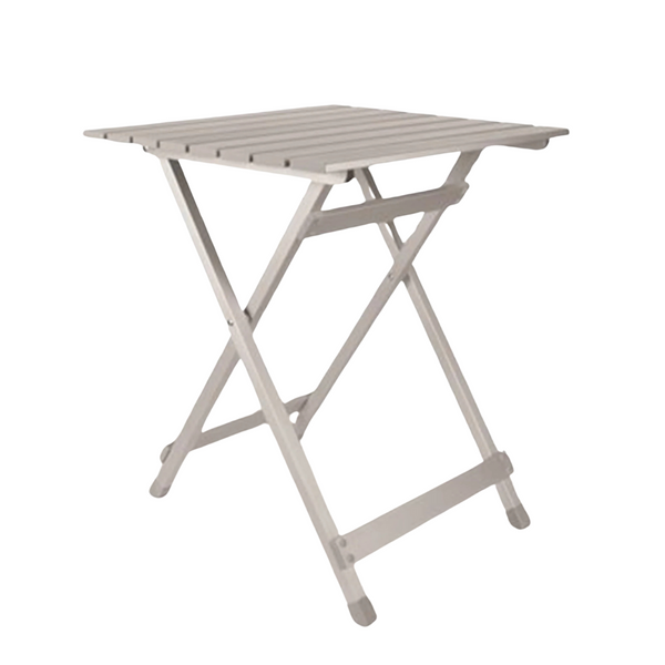 19.5" x 20" Camco Aluminum Folding Side Table