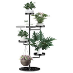 Indoor Metal 4 Tier Rotating Plant Stand