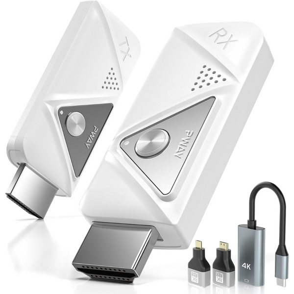 Wireless HDMI Extender and Receiver Set with 4K Decode