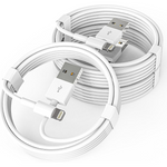 3-Pack 3.3ft Apple MFi Certified Lightning to USB Charging Cable