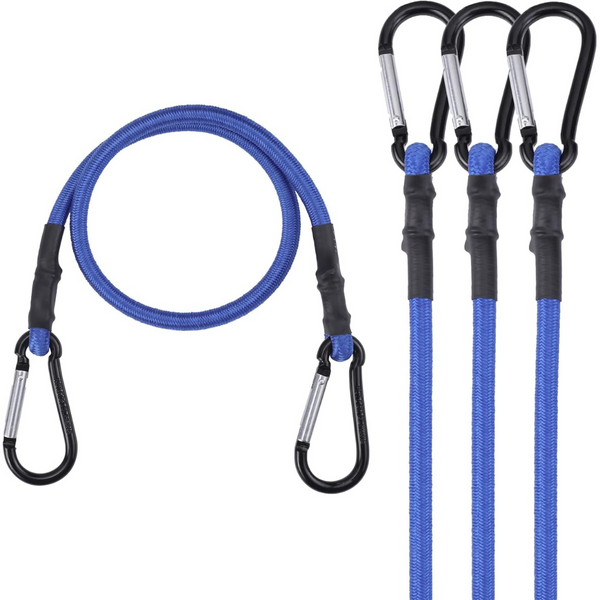 4-Pack of WORKPRO 24" Heavy Duty Bungee Cords w/ Hooks