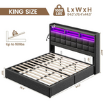 Driftalia Lift Up Upholstered King Size Bed Frame