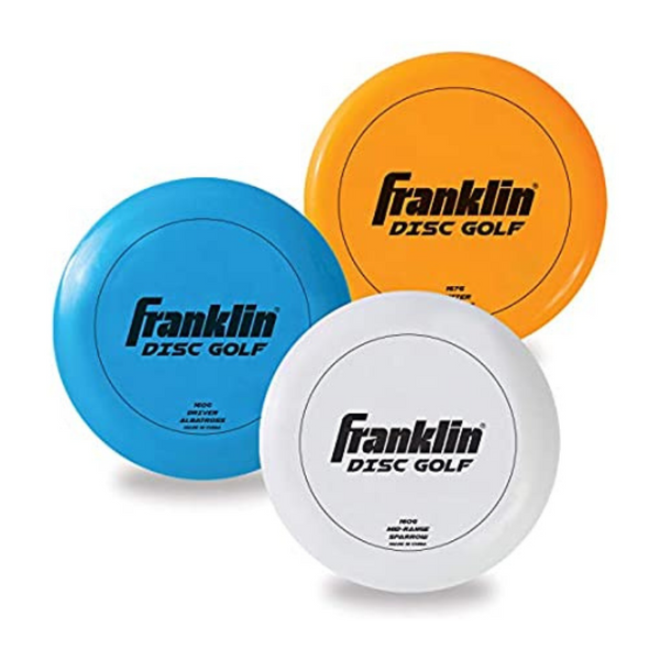 Franklin Sports Disc Golf 3-Disc Pro Set