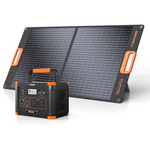 500W Portable Power Station Solar Generator With 100W Solar Panel