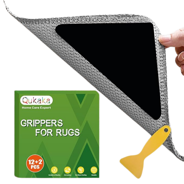 14-Piece Qukaka Non Skid Reusable & Washable Rug Grippers