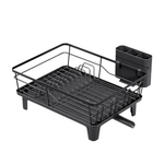 Dish Drying Rack With Cutlery Holder (2 Colors)