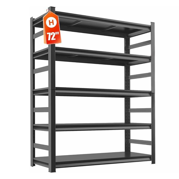 5-Tier Metal 3000 lbs Capacity Heavy Duty Adjustable Storage Rack