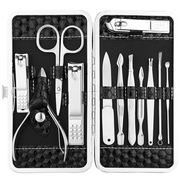 12-Pieces Stainless Steel Nail Clippers Set