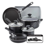 15-Piece Farberware Aluminum DiamondMax Nonstick Cookware Set