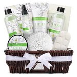 10-Piece Bodyearth Lily Spa Gift Basket