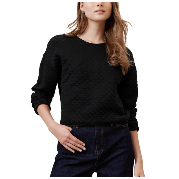 Banana Republic Factory Women's Quilted Sweatshirt