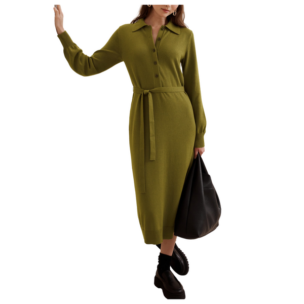 Banana Republic Factory Women's Buttoned Midi Sweater Dress