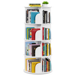 SpaceAid 4-Tier Rotating Bookshelf