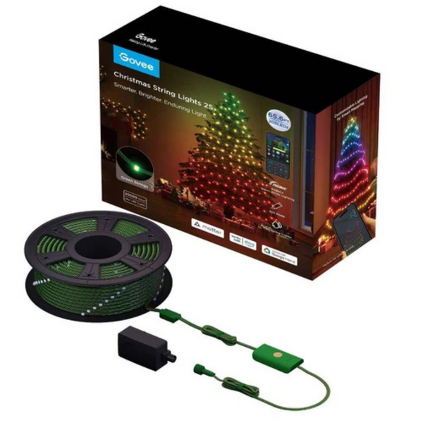 66-Ft 200LEDs RGBWIC Christmas Tree Lights W/ Shape Mapping Function