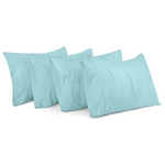 4-Pack Queen Soft Brushed Microfiber Fabric Pillow Cases