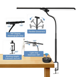 24W LED Desk Architect Lamp with Clamp