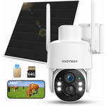 4G LTE Cellular Security Camera with SIM Card