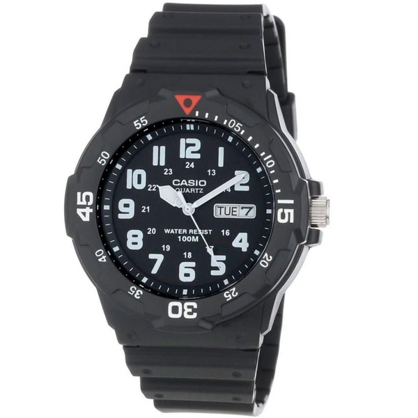 Casio Men's EAW-MRW200H-1BV Black Resin Dive Watch