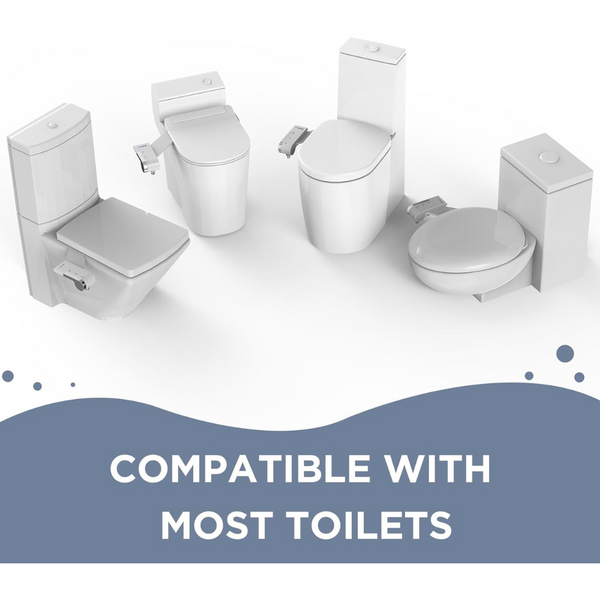 Hopopro Non-Electric Ultra-Slim Dual Bidet Attachment