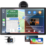 Lamtto Portable 9" Wireless Apple Touch Screen Carplay
