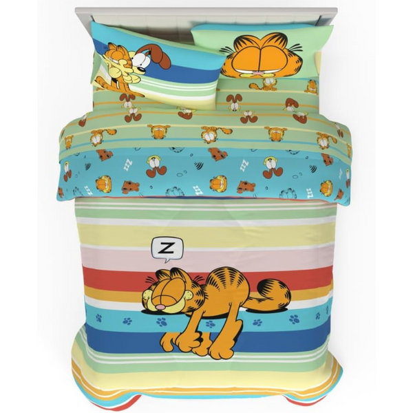 5-Piece Kids Full Bed Soft Cozy Reversible Comforter & Sheet Set