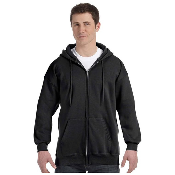 Hanes Men's Ultimate Full-Zip Hooded Fleece Sweatshirt