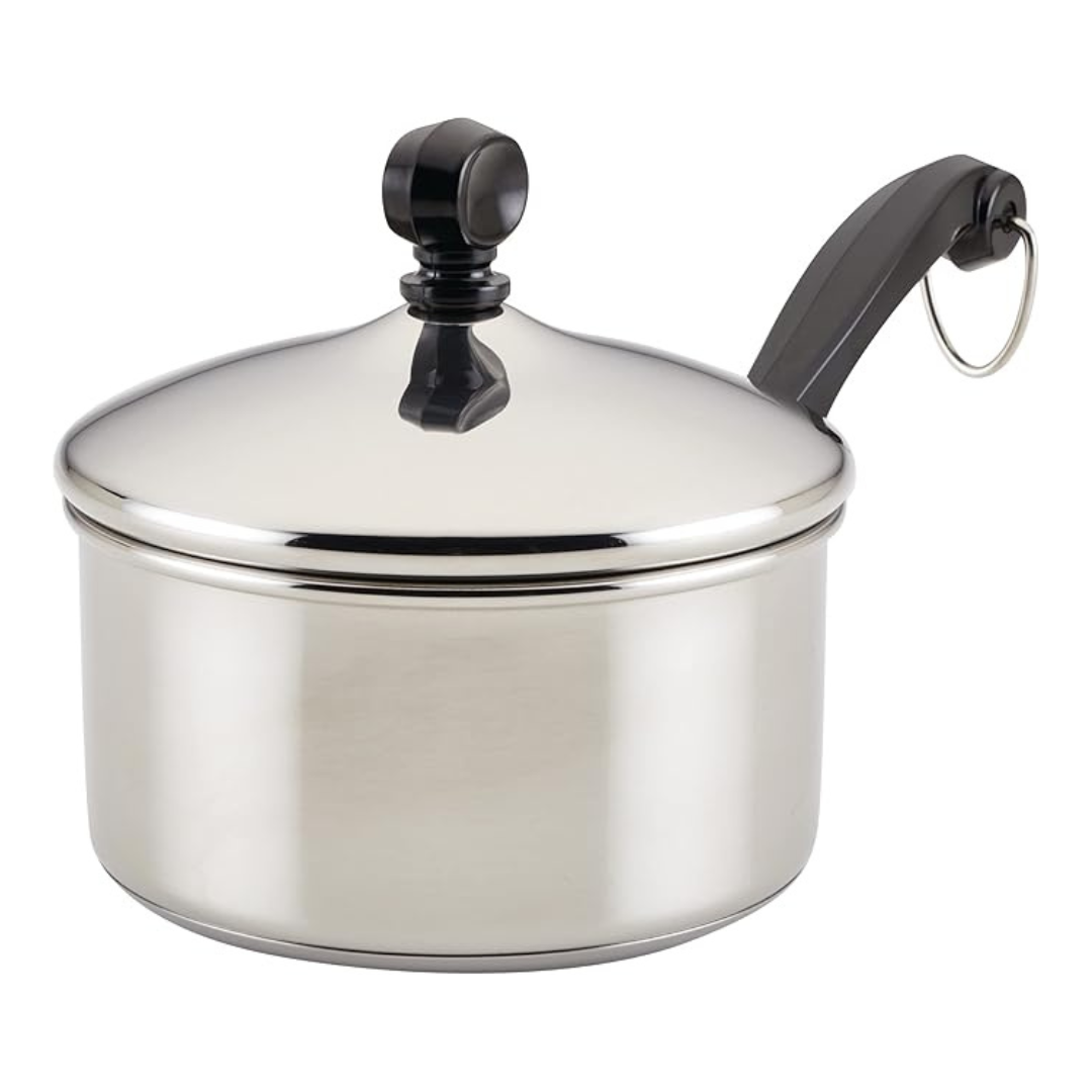 Farberware Classic Stainless Steel 1 Quart Sauce Pan/Saucepan w/ Lid